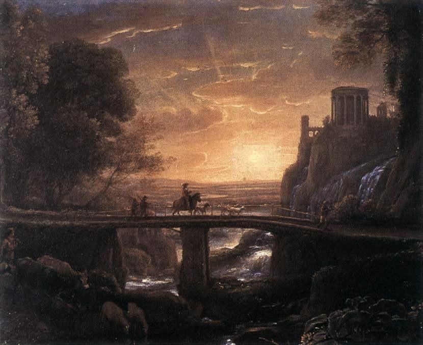 Claude Lorrain Imaginary View of Tivoli